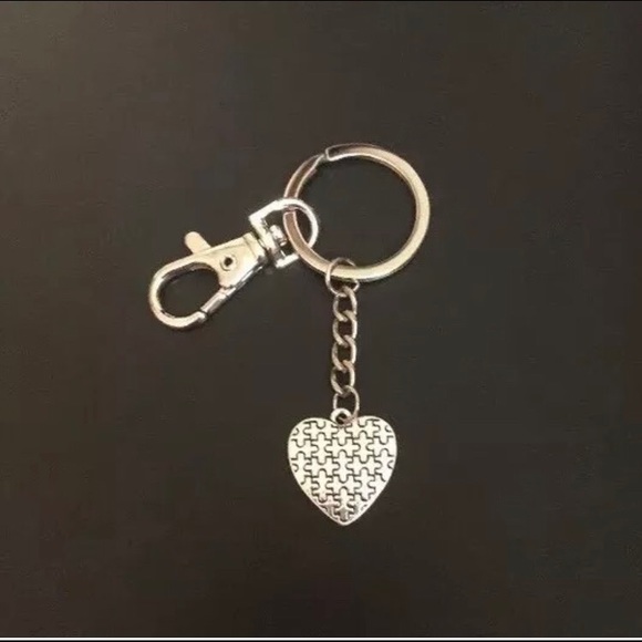 Accessories - Autism Awareness Keychain Ring & Clasp NEW